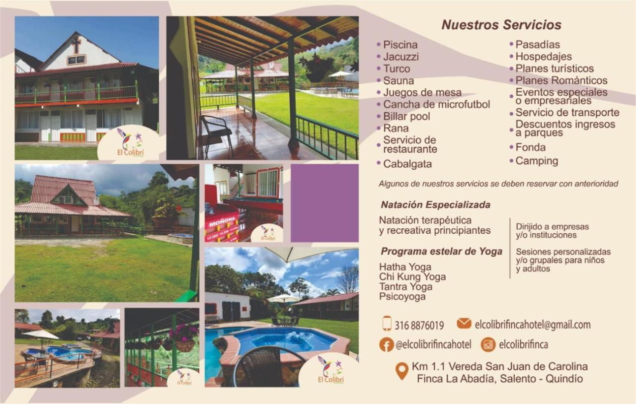 Luna Park Ecohotel Colibri Salento מראה חיצוני תמונה